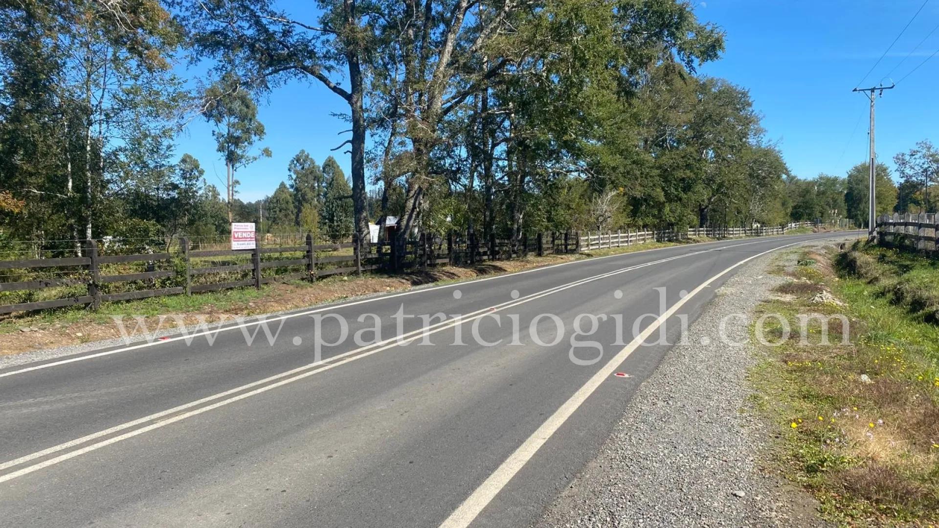 Parcela a orillas de carretera Villarrica Pitrufquen