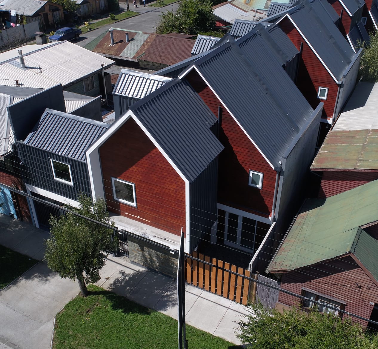 Casas en Villarrica estilo Townhouse 3 dormitorios y 2 baños